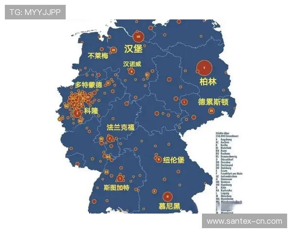 德甲各球队地图：全面解析德甲球队在德国地图上的分布与城市特色